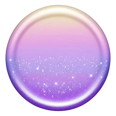 lilac gradient glitter gucci cream sticker