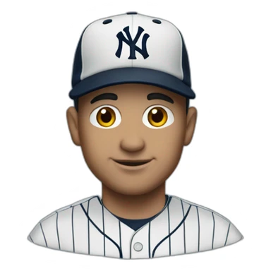 Anthony volpe with yankees cap sticker