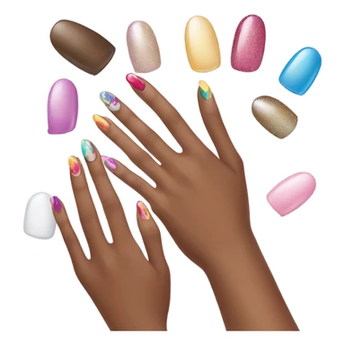 Just a girl nails sticker