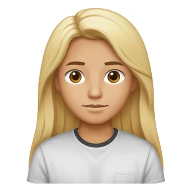 horse with long blonde hair and shirt sticker