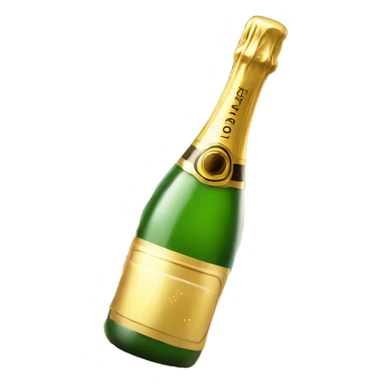 popping champagne  sticker