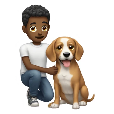 Gay person with dog  sticker
