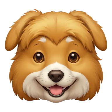 friendly dog animal sticker
