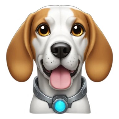 Robotic Beagle Dog sticker