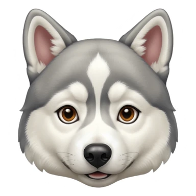 Chien husky sticker