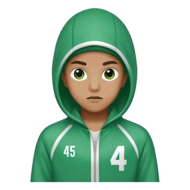 player 456 squid game sticker