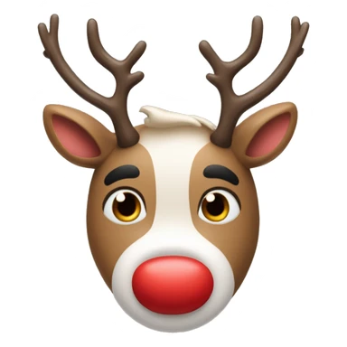 rudolpf the red nosed reindeer sticker