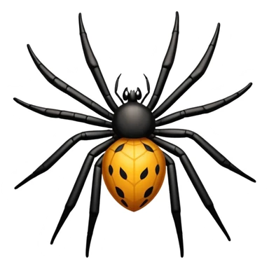 Una estrella con una araña en el centro  sticker