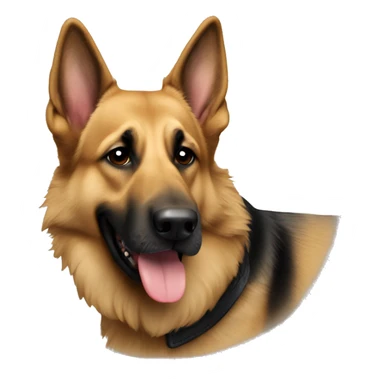 berger allemand couleur sable sticker