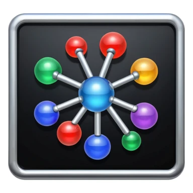 Science Lab magnet bals sticker