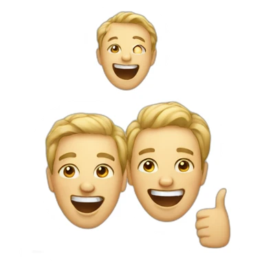 people laughing sticker