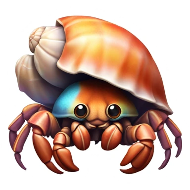 Hermit crab sticker