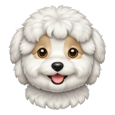bichon frise emoji sticker