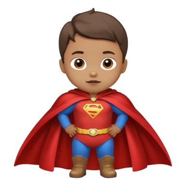 Toddler Batman in capes sticker