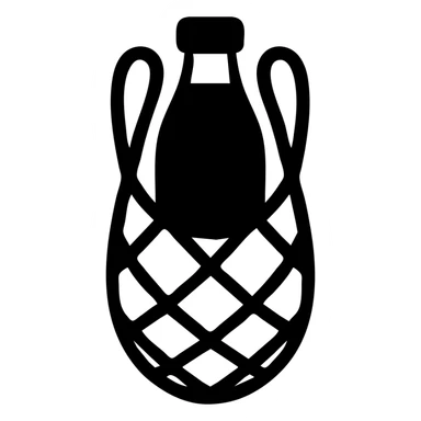 A soda in a net sticker