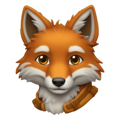 renard deguisee en robin des bois sticker