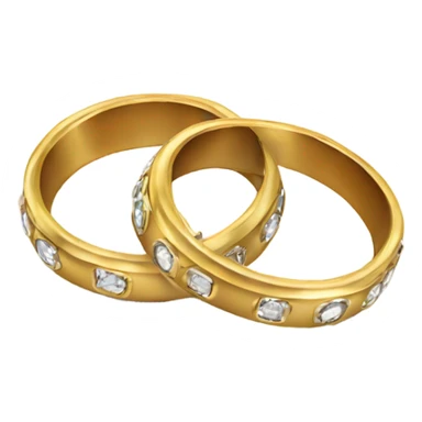 Two wedding rings sticker