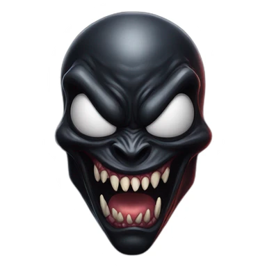 venom avec un visage de demon sticker