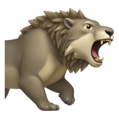 entelodon roar sticker