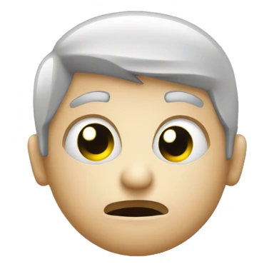 Camera flash, question face sticker