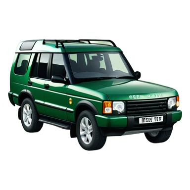 Land Rover Discovery td5 green sticker