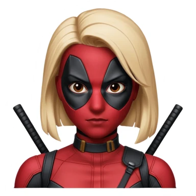 female deadpool from Deadpool & Wolverine movie sticker