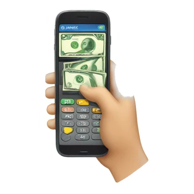 phone money transfer sticker