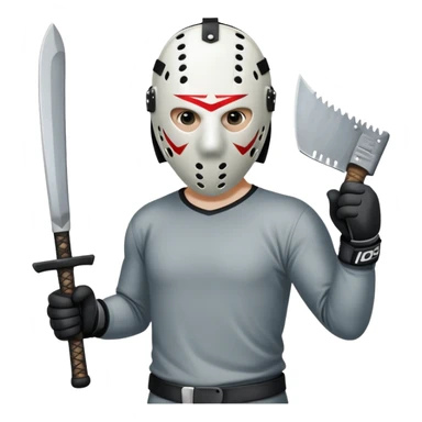 Jason from Friday the 13th sticker