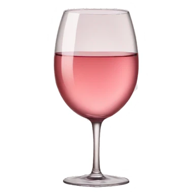 Pahar de vin rose sticker