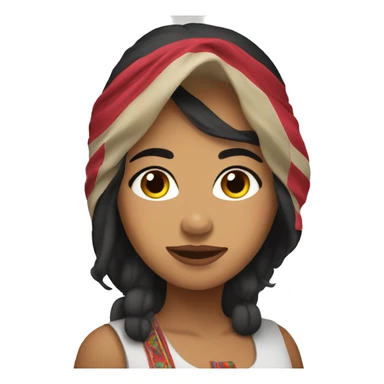 Latina peruvian sticker