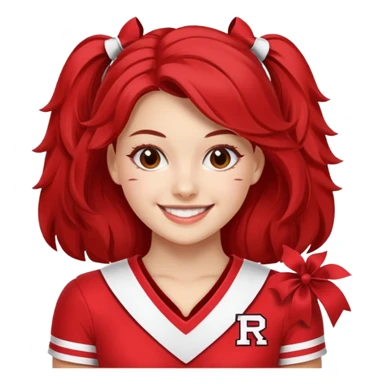 Rutgers Cheerleader sticker