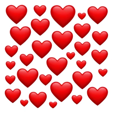 Valentine’s Day hearts sticker