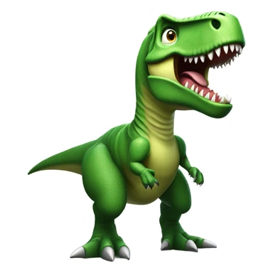 green t rex sticker
