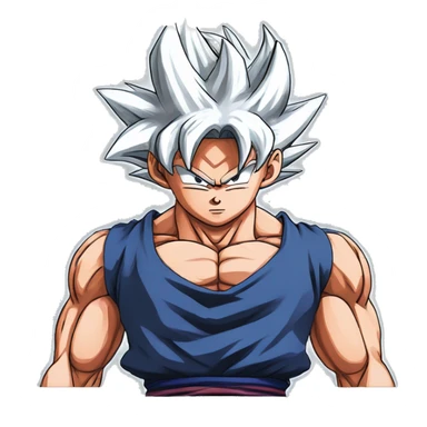 Son goku ultra instinct sticker
