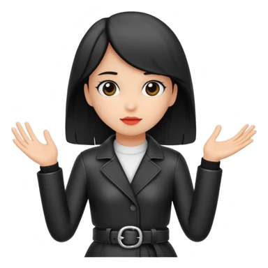 black leather belt in girls hand do not show face sticker