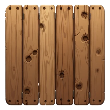 wooden plank sticker