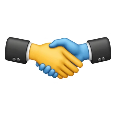 emoji of Handshake with a Slash sticker