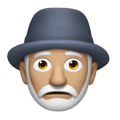 A grumpy old man in need of a nap sticker