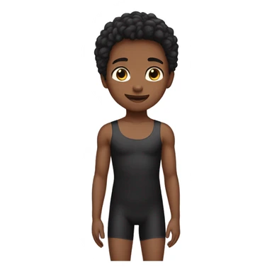 Boy in girls leotard and tights not nsfw sticker