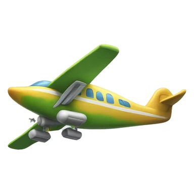 Dinosaur flying an airplane  sticker