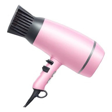 Light pink hair dryer sticker