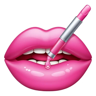 Gloss labial uni makeup glass gloss sticker