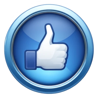 Facebook blue tick (✓) verification badge sticker