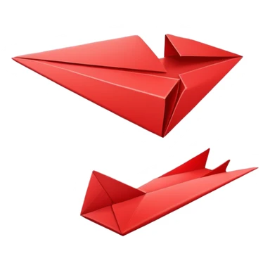  heart and a paper airplane flying nearby sticker