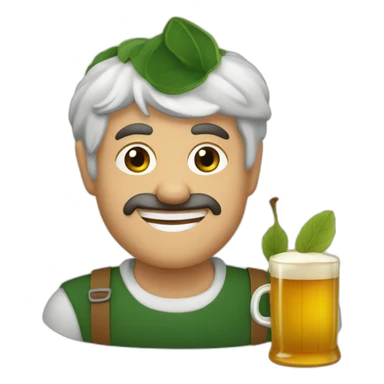 Asturian with cider sticker