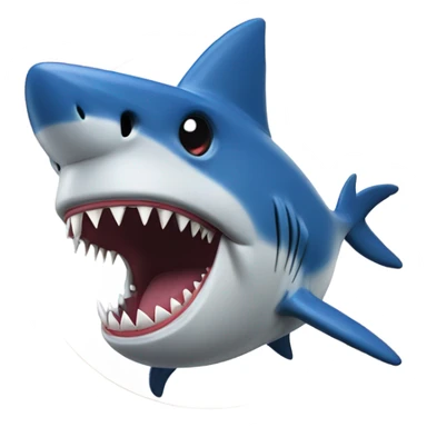 Shark with tattoo and dodgers hat sticker