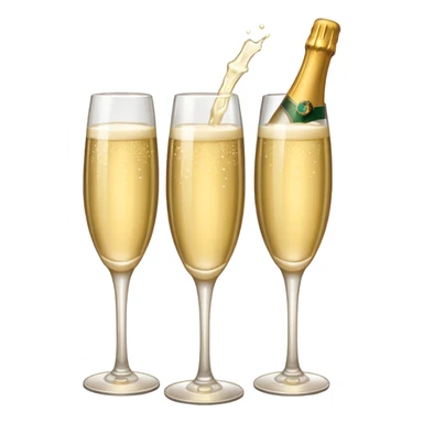 champagne sticker