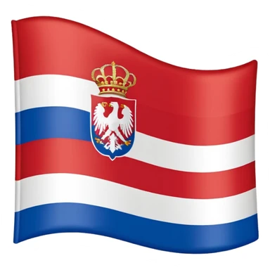 make me a emoji with serbian empire a  flag from 1914 sticker