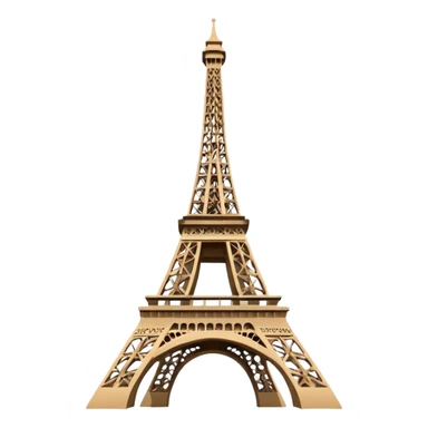 en forme de tour eiffel sticker
