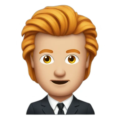 geert wilders als ginger sticker